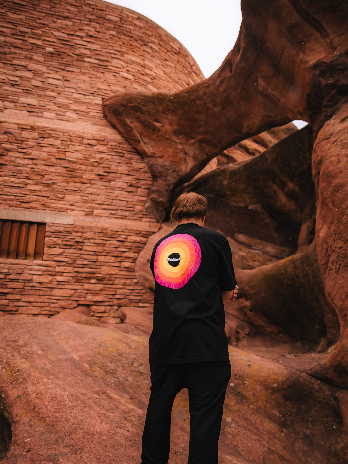 WAKAAN Rocks III Textured 'Puff' T-Shirt