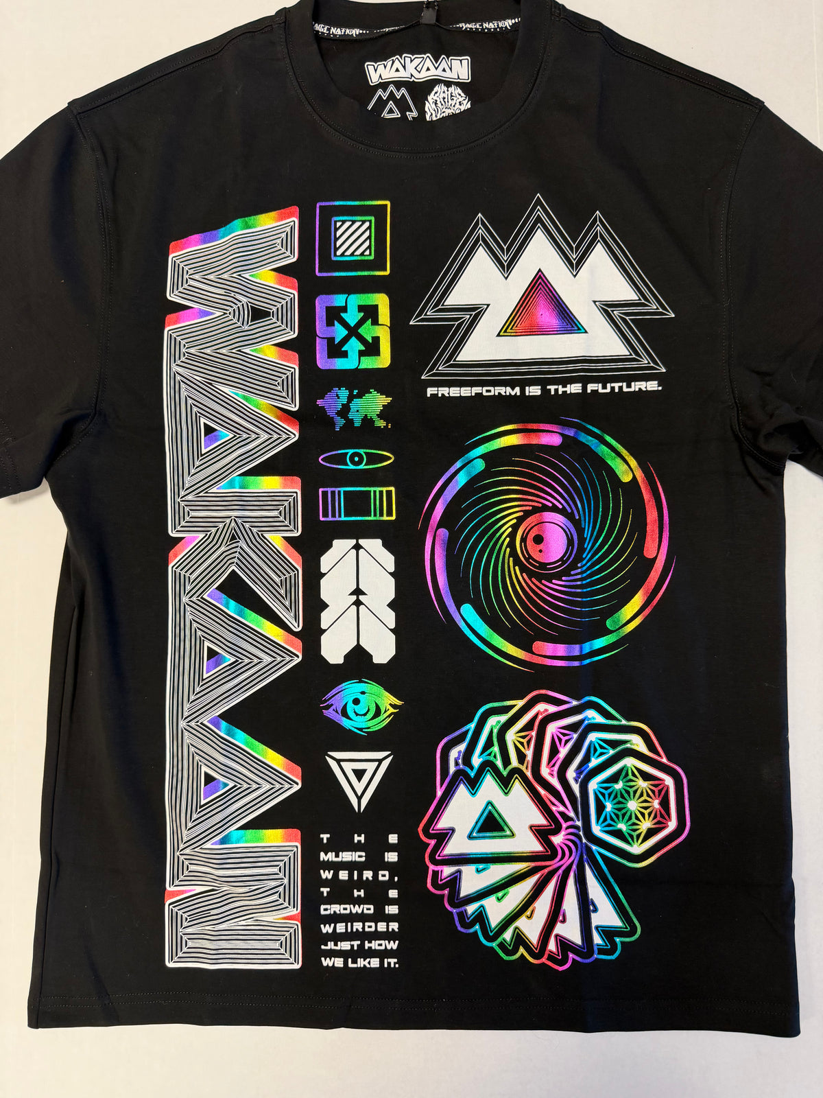 WAKAAN Music Is The Universe Foil T-Shirt