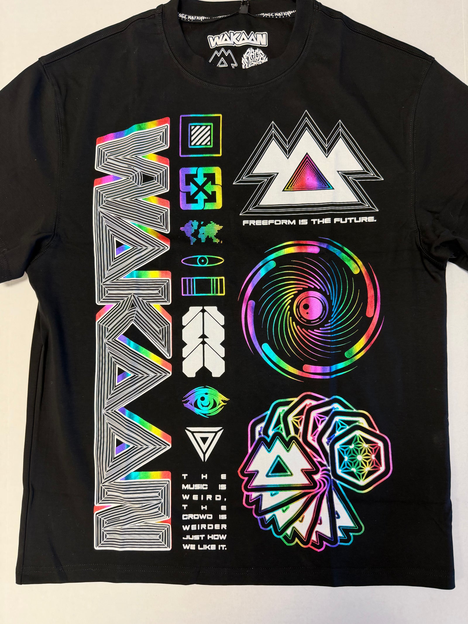 WAKAAN Music Is The Universe Foil T-Shirt