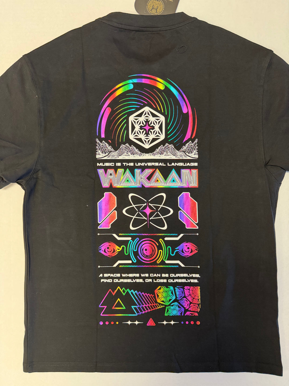WAKAAN Music Is The Universe Foil T-Shirt