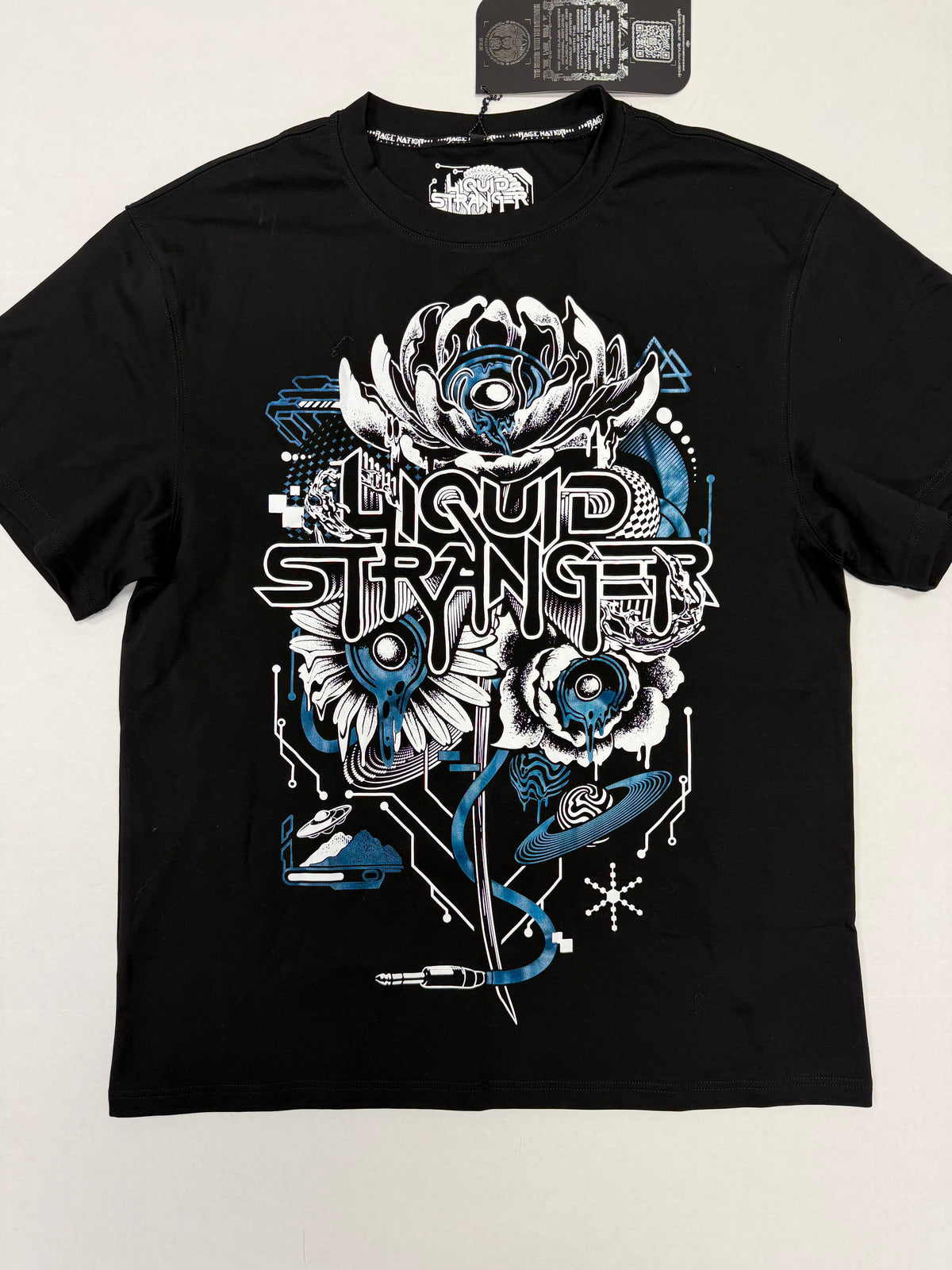 Liquid Stranger Floral Foil T-Shirt