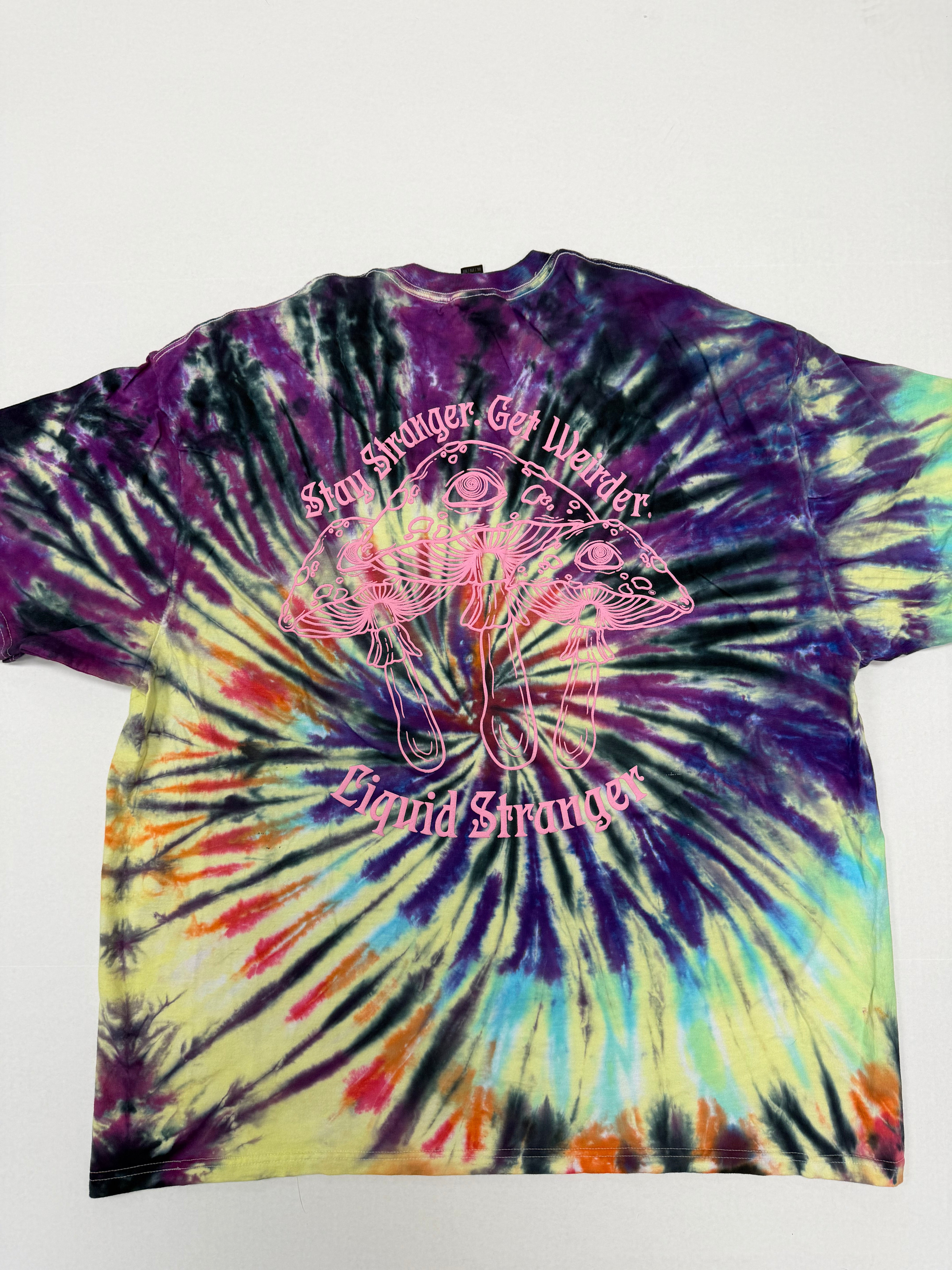 Liquid Stranger Tie Dye Velvet Ink T-Shirt - WAKAAN Official Merch