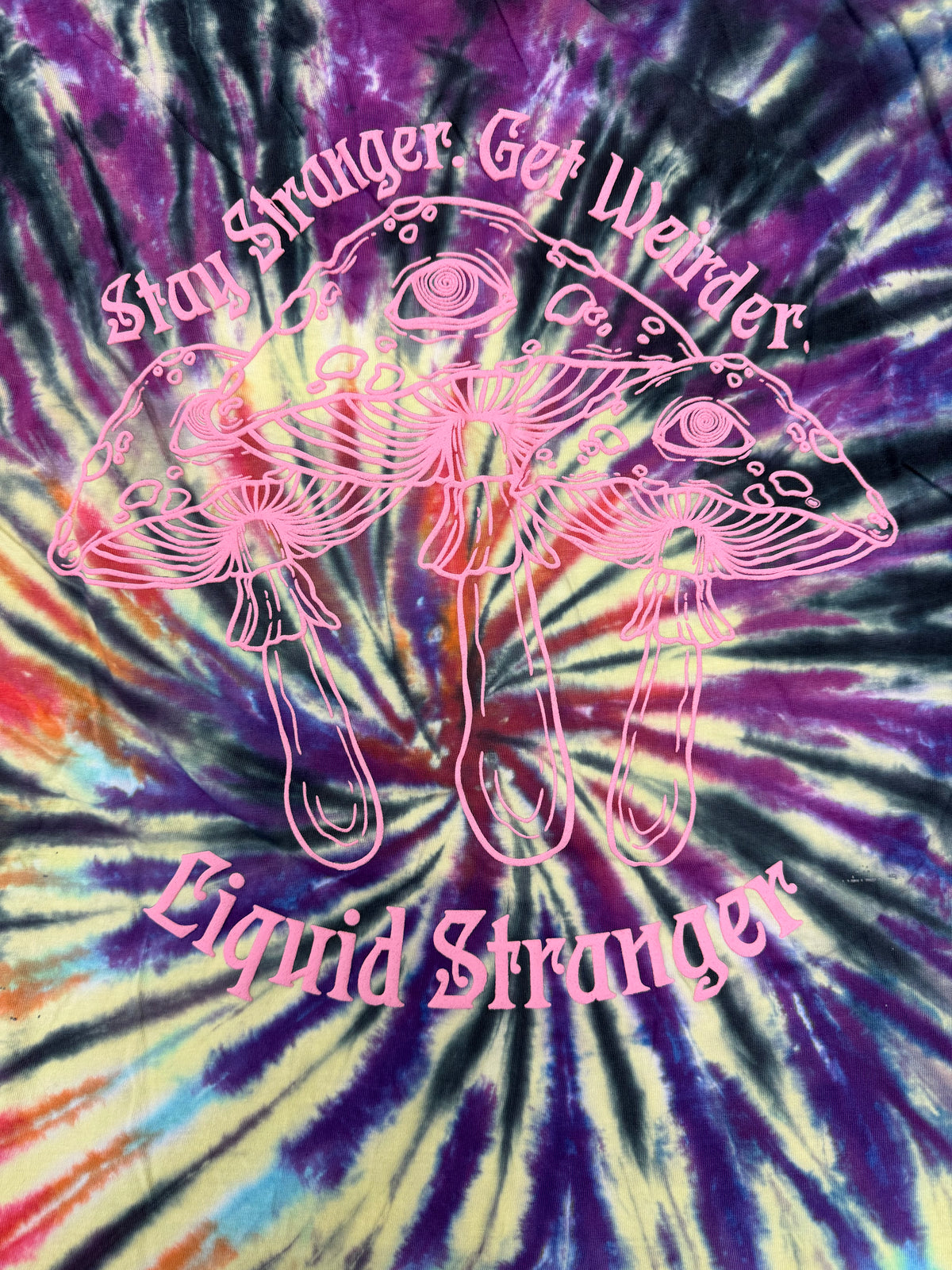 Liquid Stranger Tie Dye Velvet Ink T-Shirt