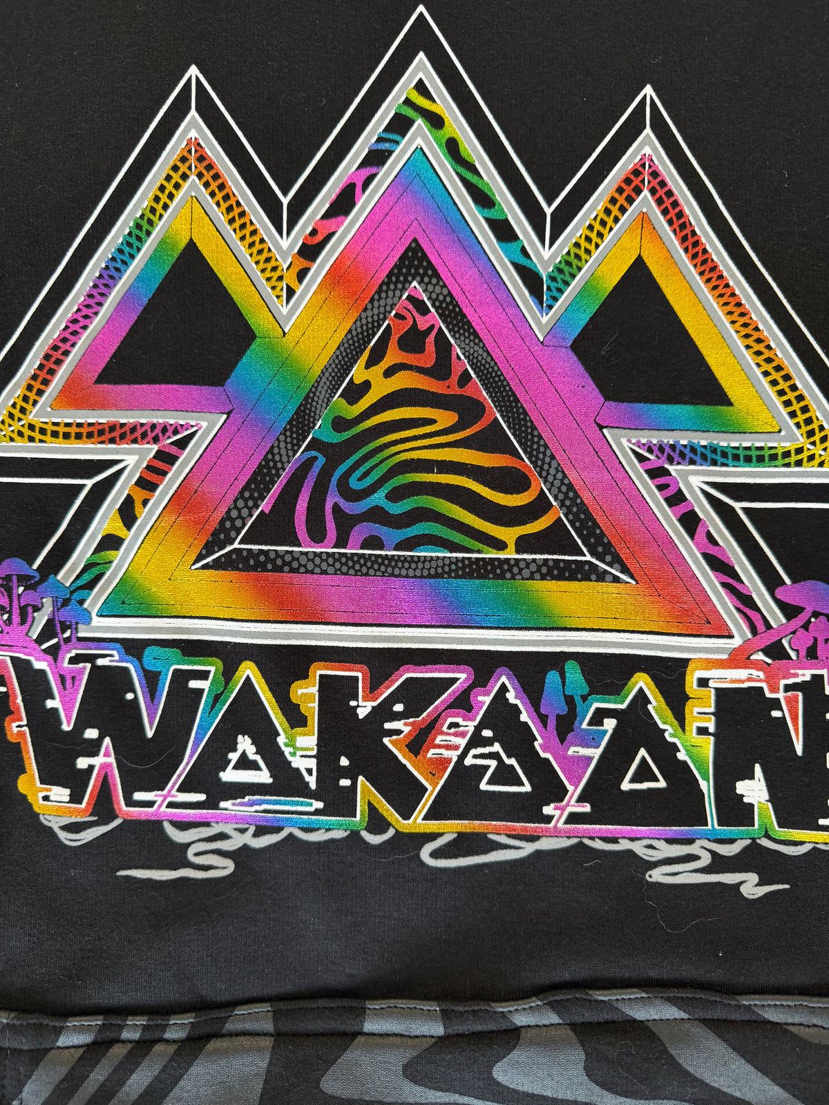 WAKAAN Zebra Foil Hoodie