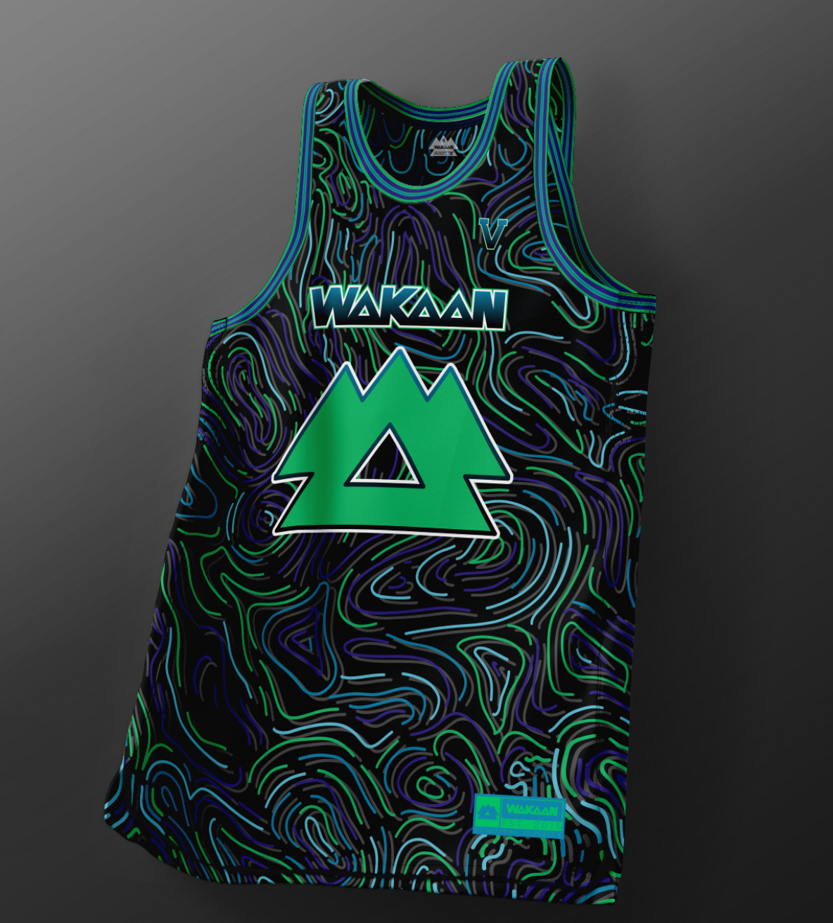 LE WAKAAN &#39;DNA&#39; Basketball Jersey