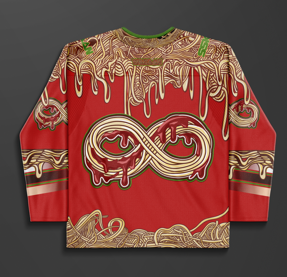 LE Liquid Stranger &#39;Spaghetti Time&#39; Hockey Jersey