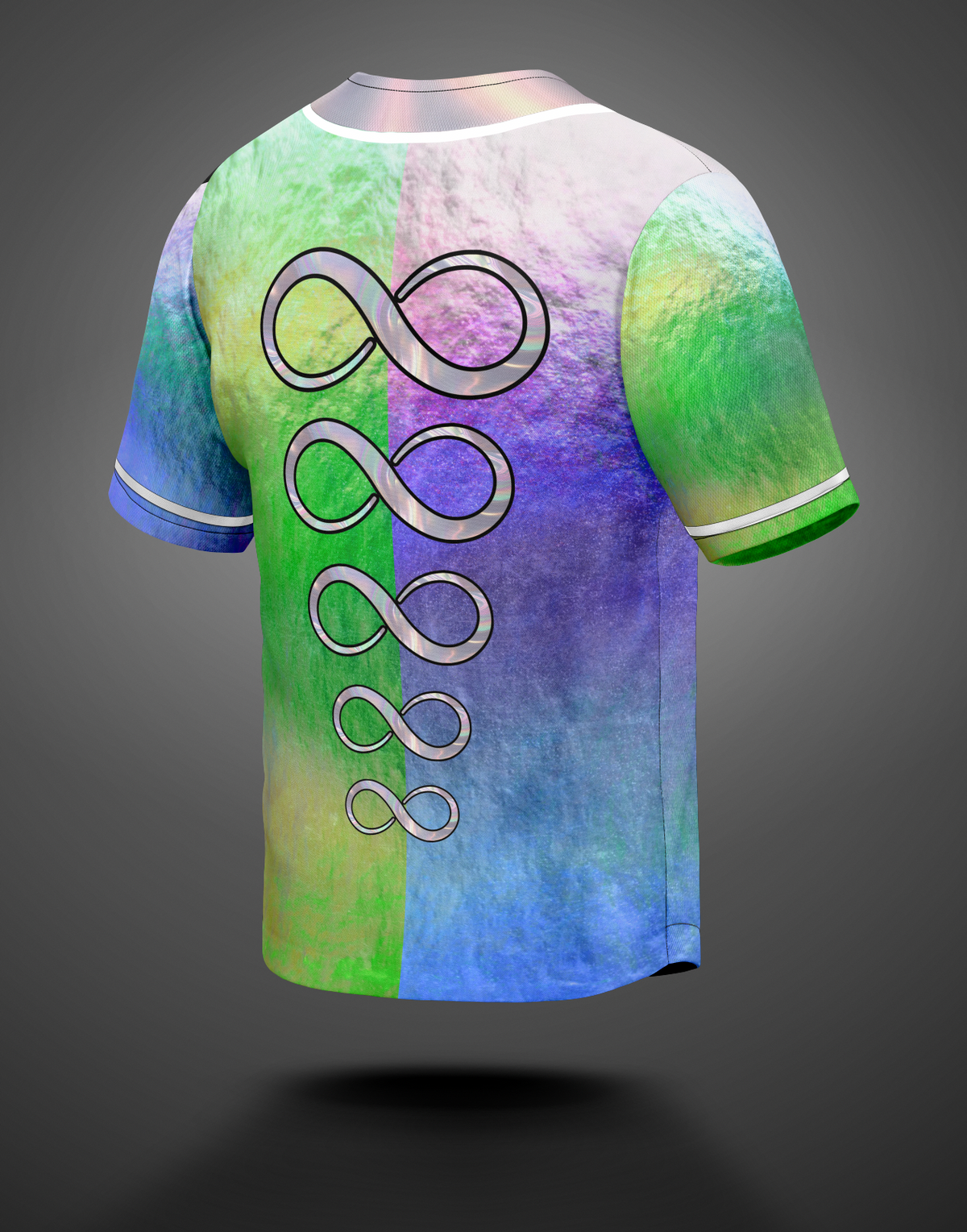 LE Liquid Stranger Split Dimension Baseball Jersey