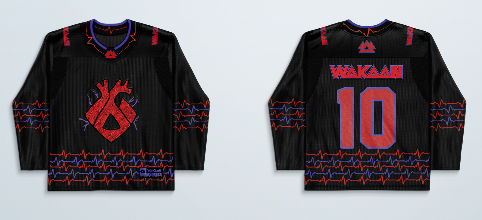 LE WAKAAN 'Heartbeat' Hockey Jersey
