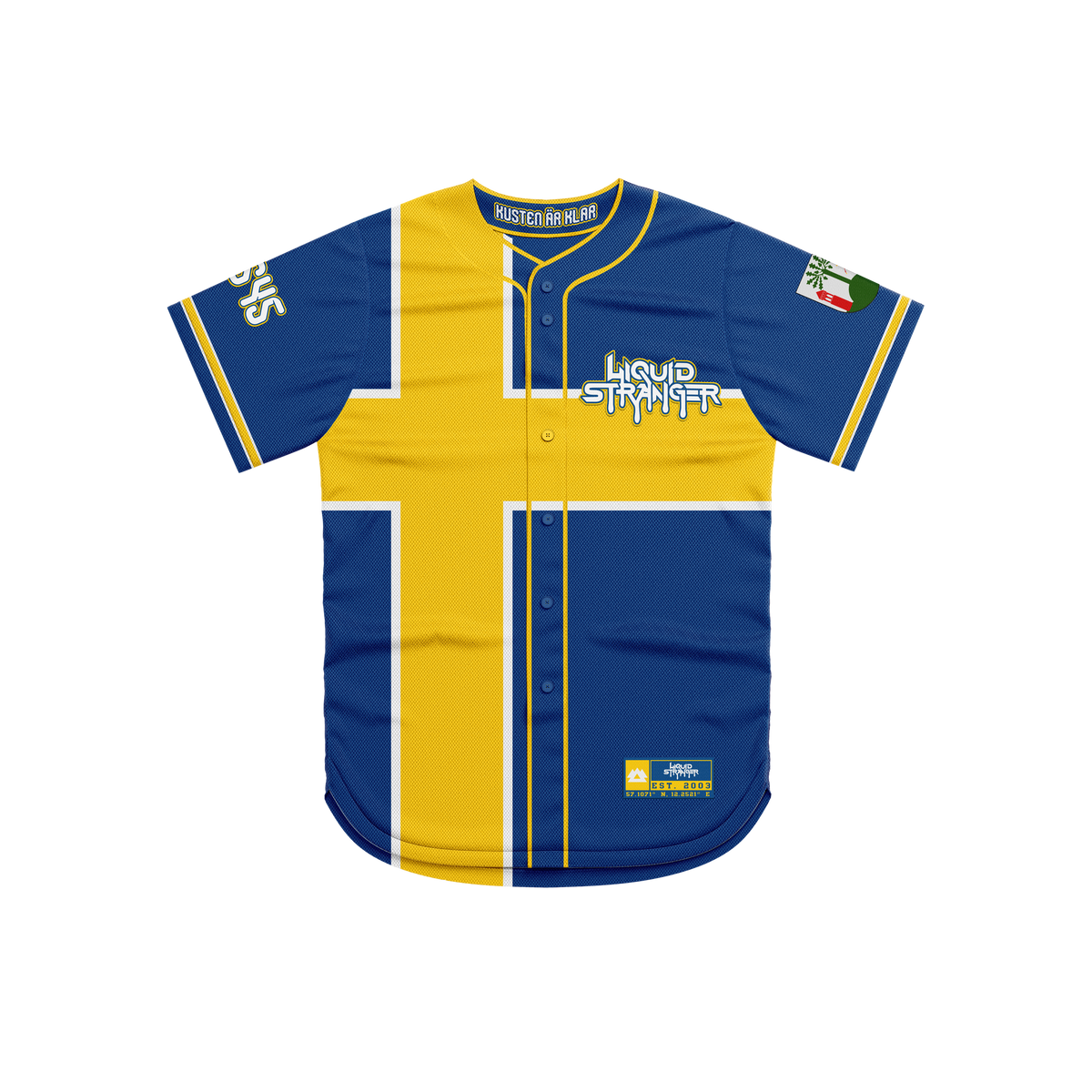Liquid Stranger 'Sweden 2.0' Baseball Jersey