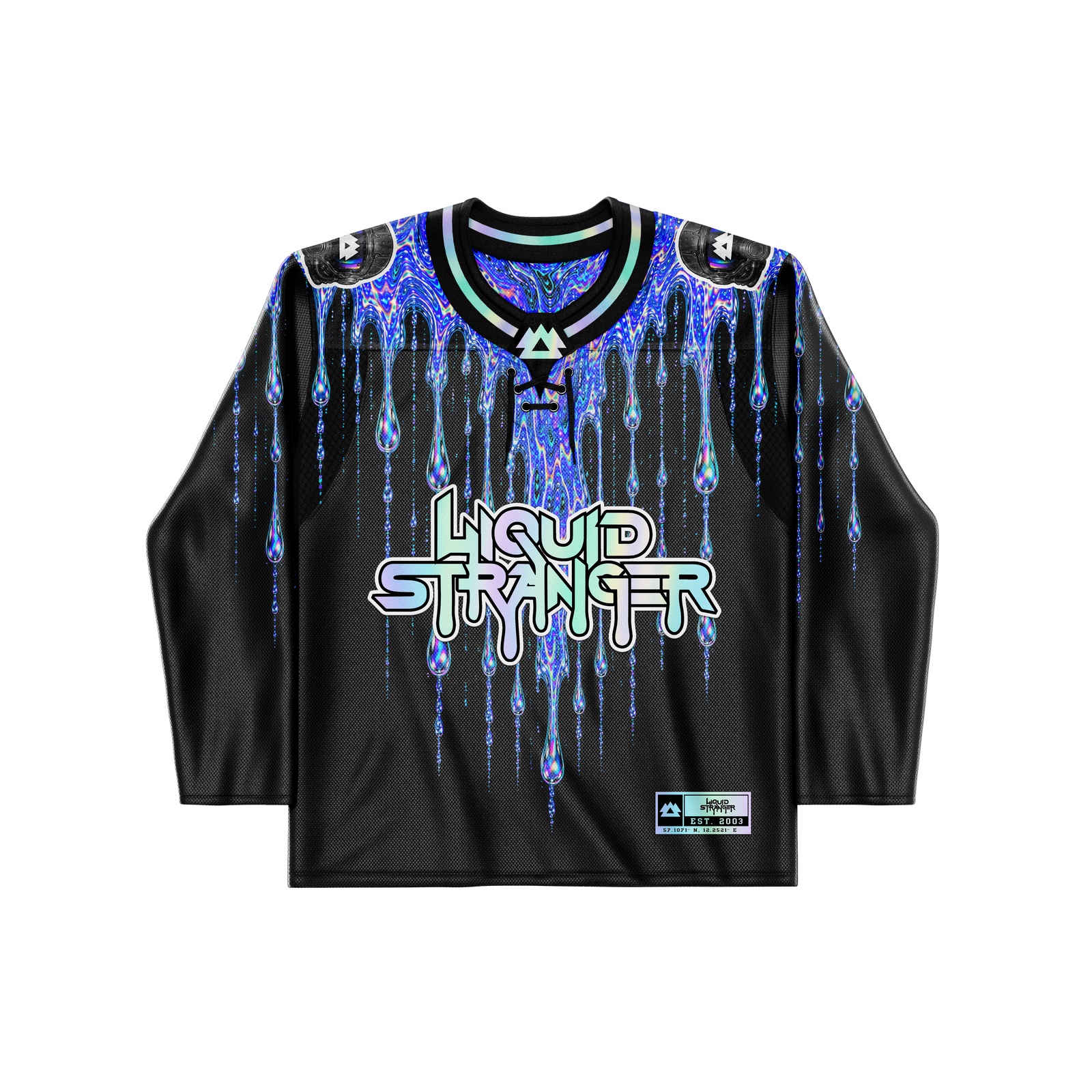 Liquid 'Psychonaut Drip' Iridescent Hockey Jersey
