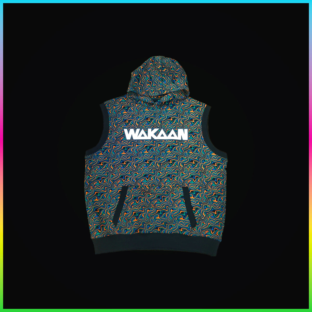 WAKAAN Cut Off Poncho [SALE]