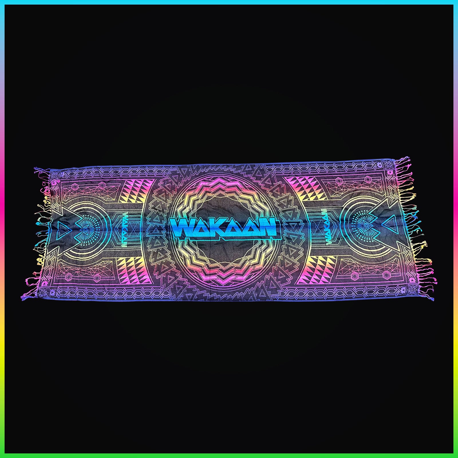 WAKAAN 'Spiral Dark' Pashmina [1st Look Online]