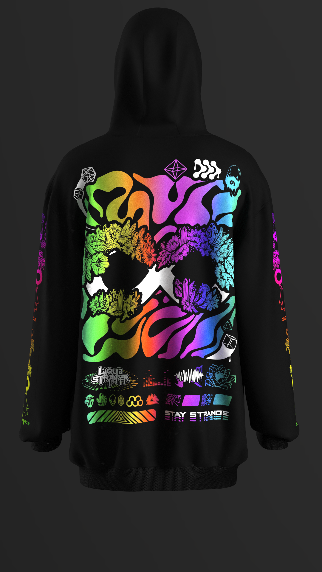 Liquid Stranger Rainbow Foil Sweatshirt