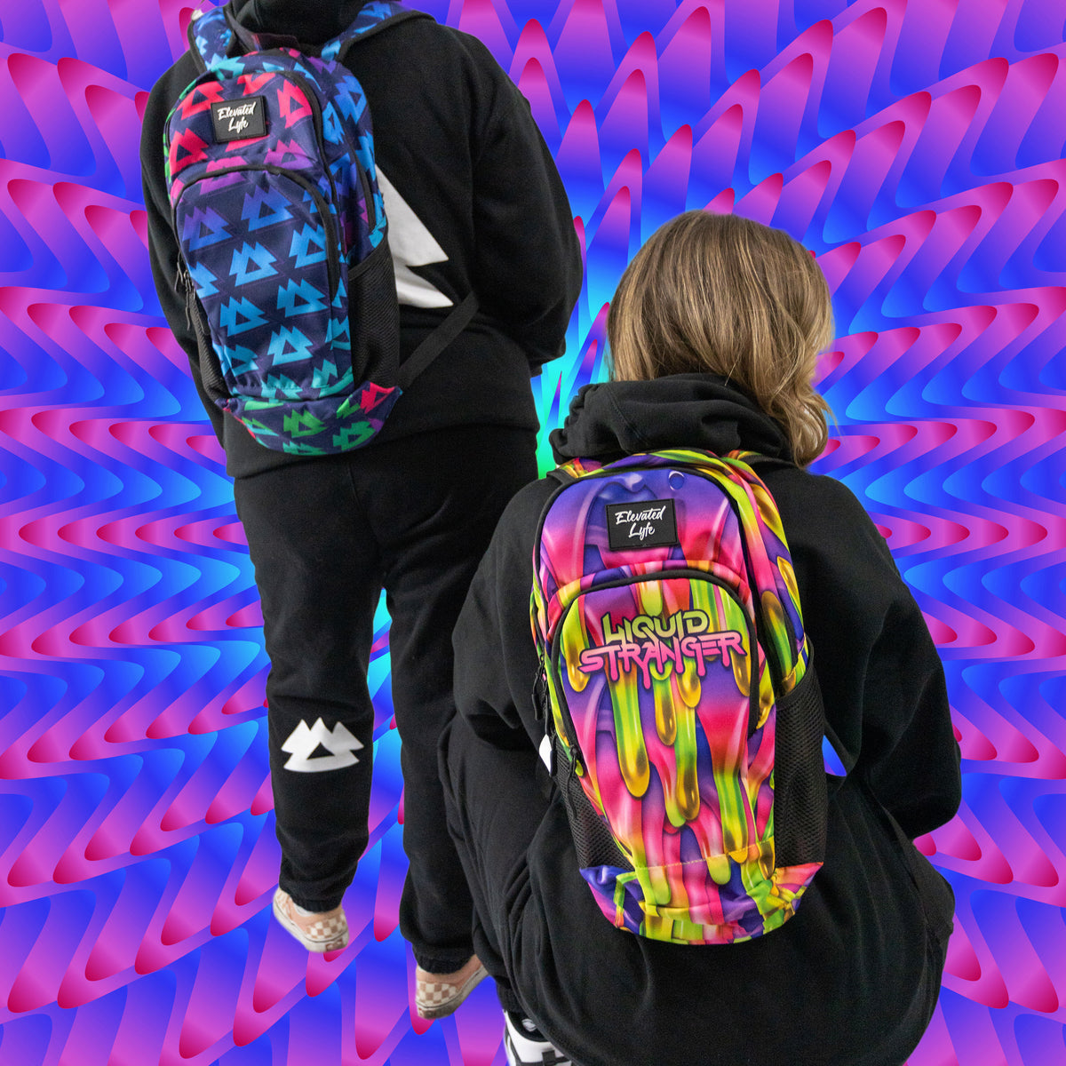 Liquid Stranger x Elevated Lyfe Drippy Hydration Backpack WAKAAN Official Merch Store