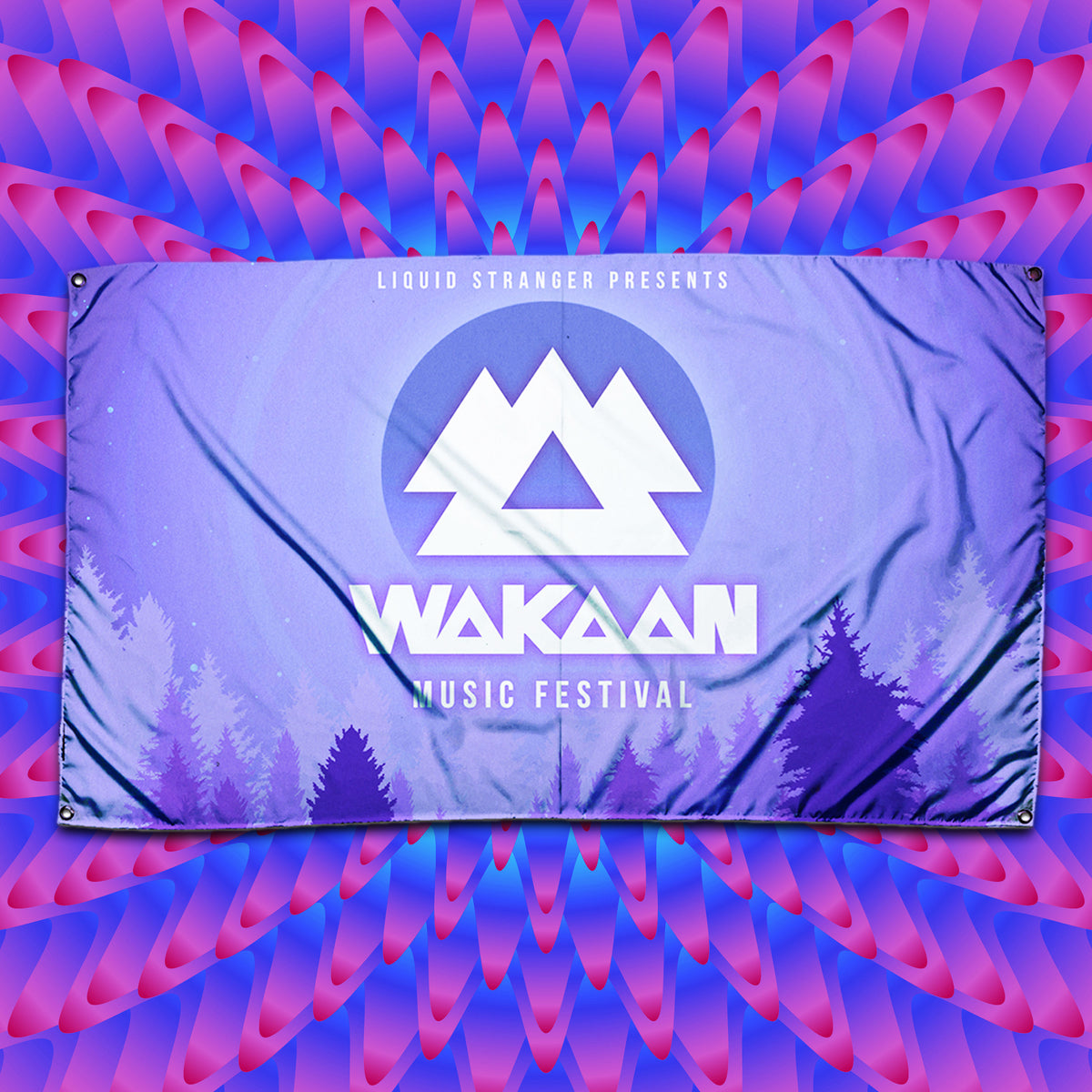 WAKAAN Music Festival 2022 Campsite Flag