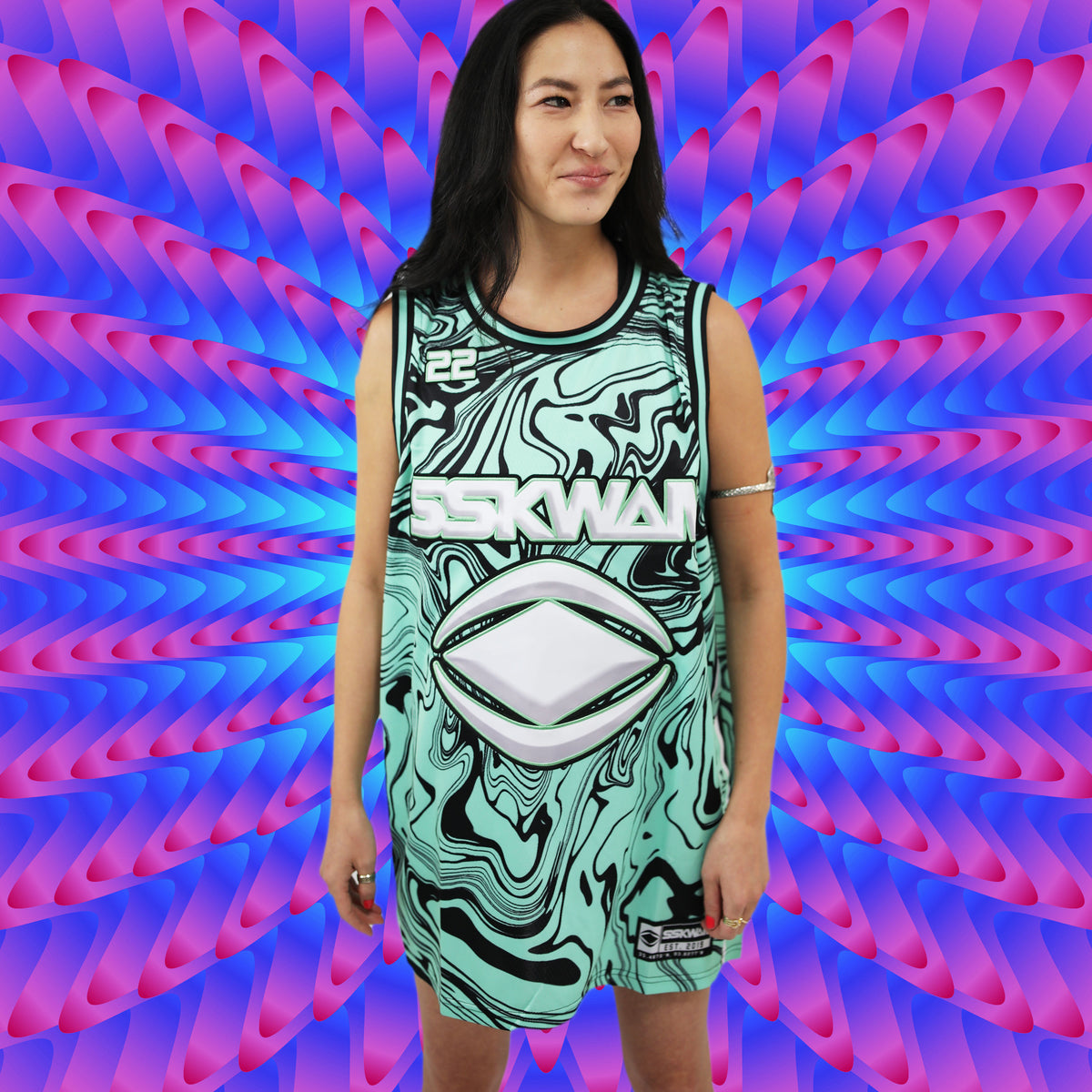 SSKWAN &#39;Mint&#39; Basketball Jersey [SALE]