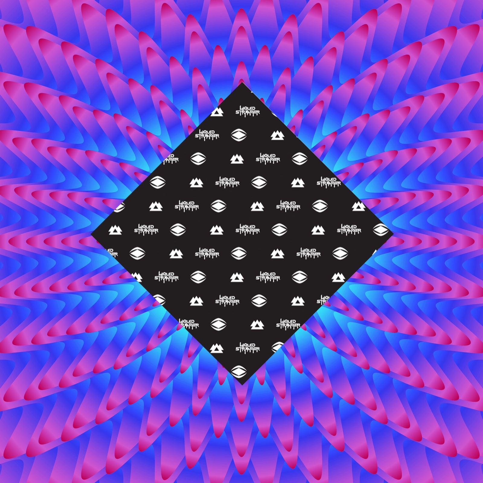 3 Way [Liquid Stranger / WAKAAN / SSKWAN] Bandana / Headscarf [FLASH FRIDAY]