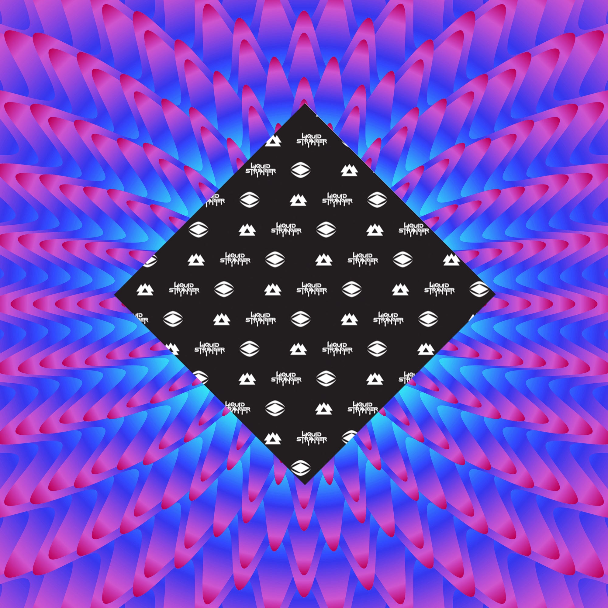 3 Way [Liquid Stranger / WAKAAN / SSKWAN] Bandana / Headscarf [FLASH FRIDAY]
